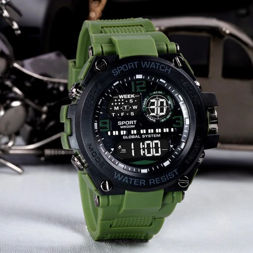 Top Luxury Electronic Watch for Man Outdoor Sport Watch Stopwatch Waterproof Calendar Digital Clock 24355 - AliExpress