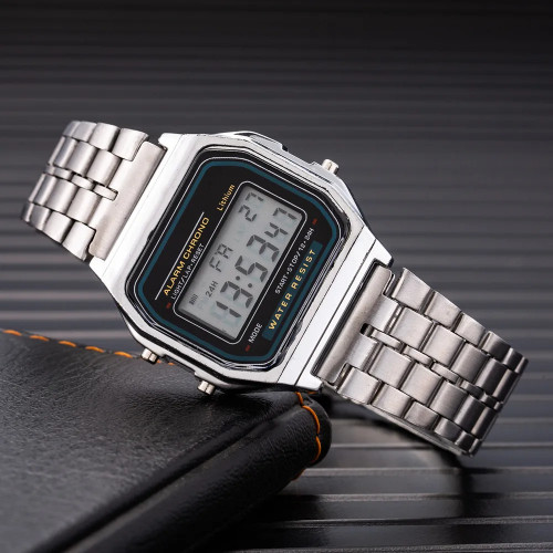 Luxury LED Digital Watch for Men Stainless Steel Men's Electronic Wristwatch Simple Business Gold Sliver Mens Watch Reloj Hombre - AliExpress 1511