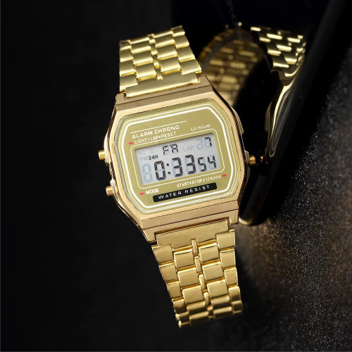 Luxury LED Digital Watch for Men Stainless Steel Men's Electronic Wristwatch Simple Business Gold Sliver Mens Watch Reloj Hombre - AliExpress 1511