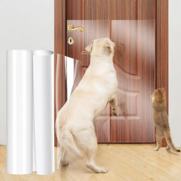 Door Protector from Dog Scratching Durable Cat Protector Tape Anti Scratch Guard Deterrent Tape for for Furniture, Window, Wall
