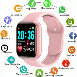 Multifunctional Smart Watch Men Women Bluetooth Connected Phone Music Fitness Sports Bracelet Sleep Monitor Y68 Smartwatch D20 