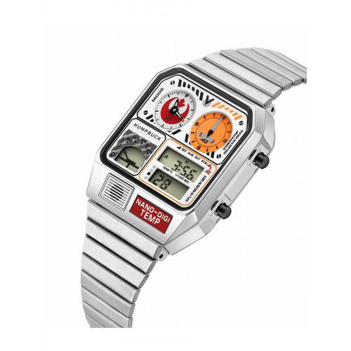 HUMPBUCK Digital Watches for Men Classic Themes Multifunctional Wristwatch with Temperature Stopwatch Dual Time and Calendar