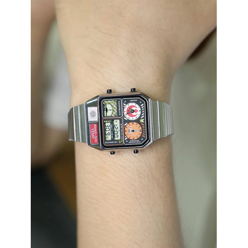 HUMPBUCK Digital Watches for Men Classic Themes Multifunctional Wristwatch with Temperature Stopwatch Dual Time and Calendar
