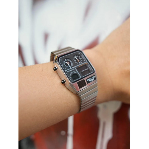HUMPBUCK Digital Watches for Men Classic Themes Multifunctional Wristwatch with Temperature Stopwatch Dual Time and Calendar