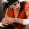SANDA 3192 Hot-selling LED Electronic Square Men's Youth Casual Multi-function Thermometer Stopwatch Chronograph Men’s Watch