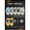 SANDA 3192 Hot-selling LED Electronic Square Men's Youth Casual Multi-function Thermometer Stopwatch Chronograph Men’s Watch