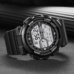 Outdoor Sport Men Watch Multifunction Large Screen LED Electronic Waterproof Luminous Military Digital Wristwatches Reloj Hombre