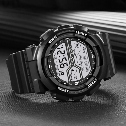 Outdoor Sport Men Watch Multifunction Large Screen LED Electronic Waterproof Luminous Military Digital Wristwatches Reloj Hombre