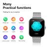 1.83 Size with smart watch, wireless call, compatible with Android and iPhone, fitness tracking unisex sports watch