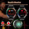 Hotsale Silver Gold Stainless Steel Color Smart Watch 1.58 Inch Bt Call Nfc Wireless Charging Smartwatch