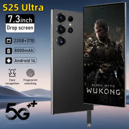 HOT 2025 new S25 Ultra original intelligent 5G dual card dual standby Android 14 system global version phones 8000mAh battery - 509