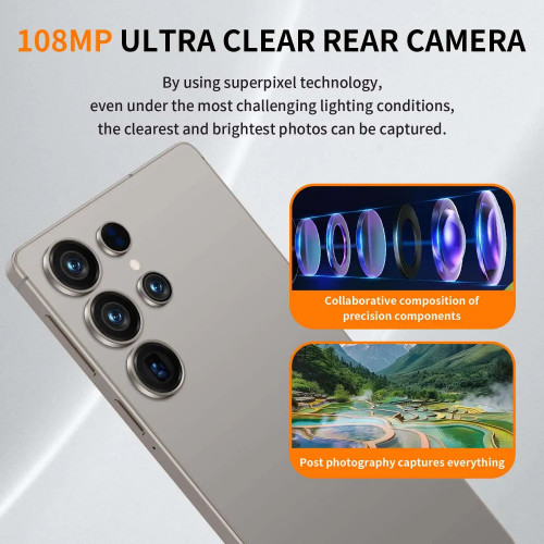 HOT 2025 new S25 Ultra original intelligent 5G dual card dual standby Android 14 system global version phones 8000mAh battery - 509