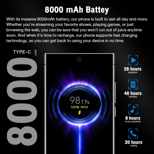 2025 New Hot S25 Ultra Original Intelligent 5g Dual Card Dual Standby Android 14 System 8000mah Battery Global Version - 7