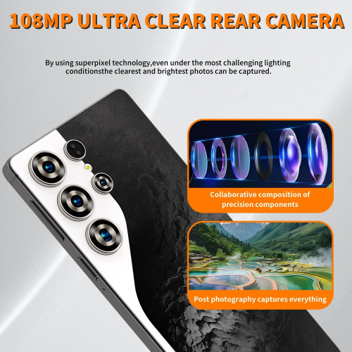 HOT 2025 new S26 Ultra original intelligent 5G dual card dual standby Android 14 system global version phones 8000mAh battery - 202192403