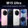 2025 New Hot M15 Ultra Original Intelligent 5g Dual Card Dual Standby Android 14 System 8000mah Battery Global Version