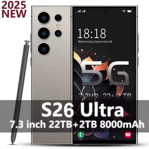 Global version S26Ultra 7.3 inch original intelligent dual card Android 14 system 7800mAh battery - 202192403