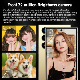 Global version S26Ultra 7.3 inch original intelligent dual card Android 14 system 7800mAh battery - 202192403