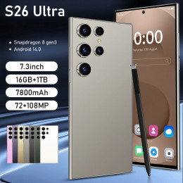 2025 New Hot S26 Ultra Original Intelligent 5g Dual Card Dual Standby Android 14 System 8000mah Battery Global Version - 7