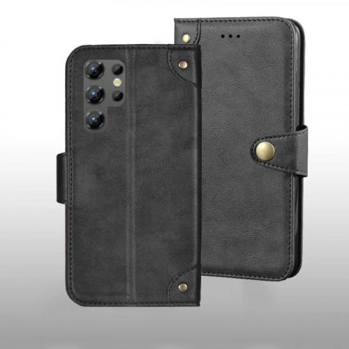 For Oukitel C61 Pro case Metal Buckle retro Leather Back Case Cover For Oukitel C61 Pro Phone Accessories