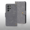 For Oukitel C61 Pro case Metal Buckle retro Leather Back Case Cover For Oukitel C61 Pro Phone Accessories