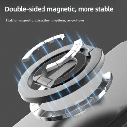 For MagSafe Double Sided Magnetic Phone Ring Holder for iPhone 15 Cellphones Stand Phone Accessories Support Telephone Grip Tok