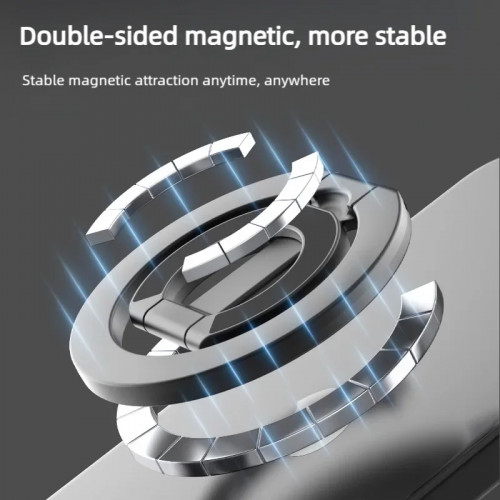 For MagSafe Double Sided Magnetic Phone Ring Holder for iPhone 15 Cellphones Stand Phone Accessories Support Telephone Grip Tok
