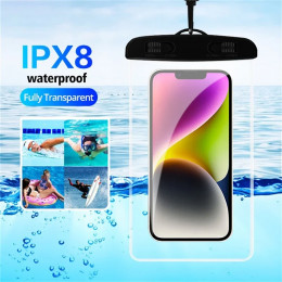 Waterproof Phone Case swimming water proof bag universal underwater phone protector pouch PV cover for iPhone 15 14 13 Pro Max 