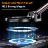 Universal Strong Magnetic Car Phone Holder Foldable Design 360° Adjustable Vacuum Mount for Car Desk Bathroom