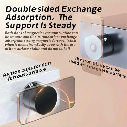 Magnetic Phone Holder Foldable Retractable Mount Griptok Grip Tok Auto Essentials Supplies Novelty Stuff Accessorie For Car Home - 202192403