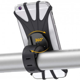 Bicycle Phone Holder Bike Motorcycle Electric Vehicle Navigation Silicone Phone Strap Shockproof Elastic Silicone Phone Holder 