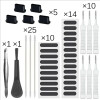 66PCS Mobile Phone Speaker Charging Port Cleaning Set Dust Plug for iPhone 16 15 14 Earphones Clean Kit Brush for Samsung Xiaomi