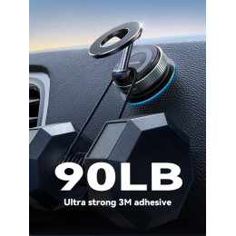 Joyroom Magnetic Suction Cup Phone Mount Vacuum Magnetic Car Phone Holder Mount With 360° Metal Strut for iPhone Samsung Xiaomi