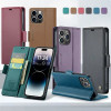 CaseMe Flip Leather Phone Case for iPhone 16E 16 Pro Max 15 Plus 14 13 12 11 XR XS X SE 2022 Magnetic Wallet Card Cover Coque
