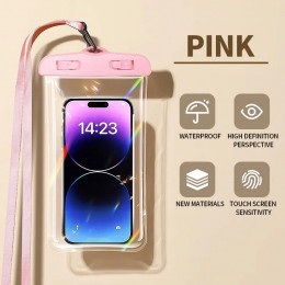Waterproof Phone Pouch Drift Diving Swimming Bag Underwater Dry Bag Case Cover For Phone Water Sports Beach Pool Skiing 6 inch