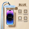 Waterproof Phone Pouch Drift Diving Swimming Bag Underwater Dry Bag Case Cover For Phone Water Sports Beach Pool Skiing 6 inch
