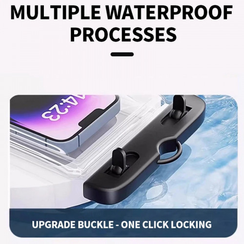 Waterproof Phone Pouch Drift Diving Swimming Bag Underwater Dry Bag Case Cover For Phone Water Sports Beach Pool Skiing 6 inch