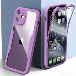 3IN1 360° Full Coverage Shockproof Phone Case For iPhone 16E 16 Plus 15 13 12 14 11 Pro Max Tempered HD Rugged Protect Cover 