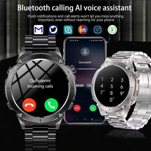 2025 New For Xiaomi IOS Ultra GPS Smart Watch 10ATM Waterproof Built-in Dual-band GNSS Compass Military Sport Men SWIM Bracelet