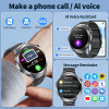 LIGE 2025 ECG Smart Watch Men 1.73” AMOLED Screen Emotional Detection Fatigue Monitoring Watches NFC Access Control Smartwatch - 44