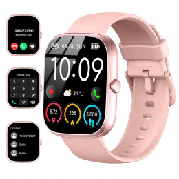 Smart Watch, 1.91" Smartwatch (Answer/Make Call), IP68 Waterproof Fitness Tracker, 110+ Sport Modes, Heart Rate and Sleep Monit 