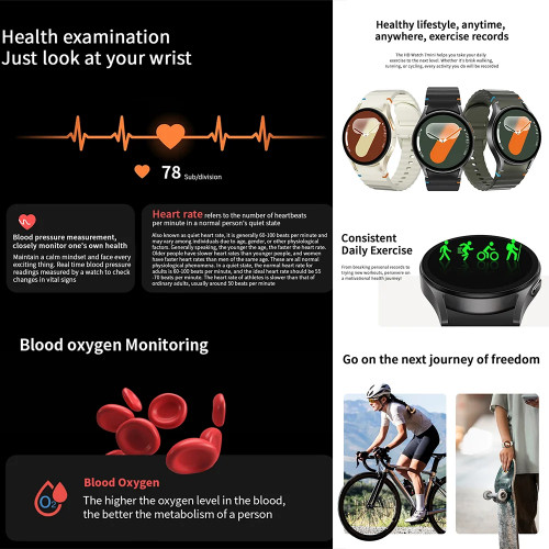 2025 New Watch 7 mini Smartwatch NFC Sleep Monitoring Multi-Sport Mode IP68 Waterproof Bluetooth Call Smart Watch For Samsung