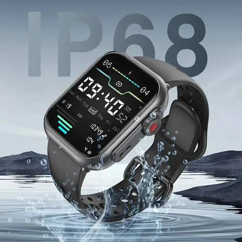 2025 New AI voice Smart Watch Men Women 1.85 inch 1000mAh IP68 Bluetooth Call  Blood Pressure Heart Rate 100+ Sports Smart Watch