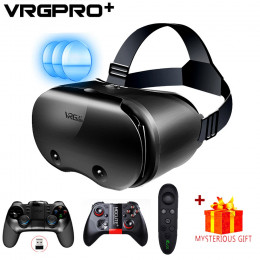 3D Virtual Reality VR Glasses For iPhone Android Smartphone Cell Mobile Phone Helmet Headset Wirth Real With Controller Lenses - 44