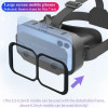 G13 IMAX Giant Screen Virtual Reality 3D Glasses Google Cardboard Box VR Helmet for 4.7-7" Phone,Support Game Controller Player - 44