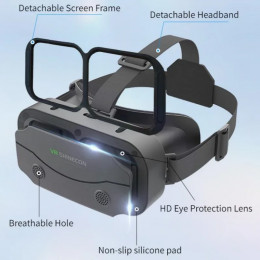 G13 IMAX Giant Screen Virtual Reality 3D Glasses Google Cardboard Box VR Helmet for 4.7-7" Phone,Support Game Controller Player - 44