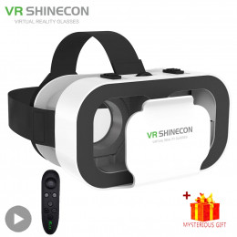 Shinecon 3D VR Glasses Virtual Reality Viar Goggles Headset Devices Smart Helmet Lenses For Cell Phone Mobile Smartphones Viewer - 44