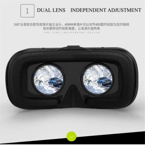 Shinecon VR Glasses 3D Virtual Reality Headset Devices Viar Helmet Goggle Lenses Smart For Phone Cell Smartphone With Controller - 44