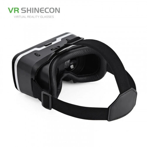 Shinecon VR Glasses 3D Virtual Reality Headset Devices Viar Helmet Goggle Lenses Smart For Phone Cell Smartphone With Controller - 44