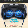 Blu-Ray Virtual Reality Glasses Stereo HD IMAX 3D Glasses Google Cardboard Box VR Headset Helmet for Phone,Support Game Joystick - 44