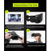 Xiaomi G10 4K Giant Screen Virtual Reality 3D Glasses Google Cardboard Box VR Helmet for 4.7-7" Phone Game Controller Player - 44